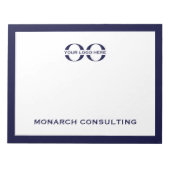 Zakelijk Notitieblok Navy Blue (Voorkant)