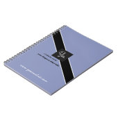 Zakelijk notitieboek met aangepast bedrijfslogo (Linkerzijde)