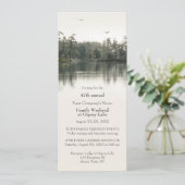 Zakelijk of Kerkfamilie Weekend Rustiek Retreat Kaart (Staand voorkant)