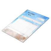 Zakelijk offerte-, factuur- of verkoopbonformulier notitieblok (Schuin)