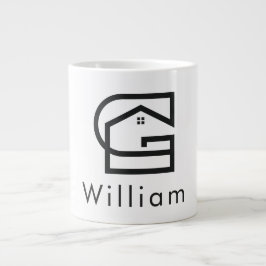 Zakelijk Onroerend Goed Letter G Huis Grote Koffiekop