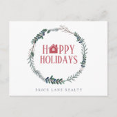 Zakelijk onroerend goed Prettige feestdagen groene (Voorkant)