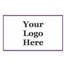 Zakelijk Paars en wit Uw Logo hier Sjabloon