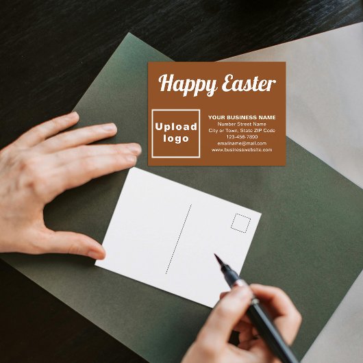 Zakelijk Paasbruin vakantie Briefkaart