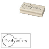 Zakelijk | Persoonlijk Creëer Uw eigen retouradres Rubberstempel (Gestempeld)