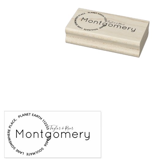 Zakelijk | Persoonlijk Creëer Uw eigen retouradres Rubberstempel (Gestempeld)