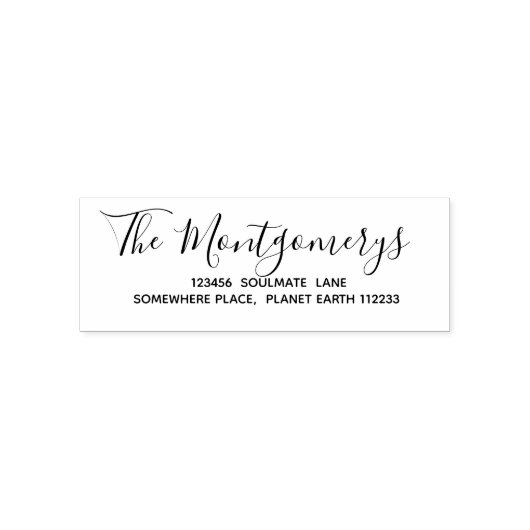 Zakelijk | Persoonlijk Creëer Uw eigen retouradres Zelfinktende Stempel (Design)