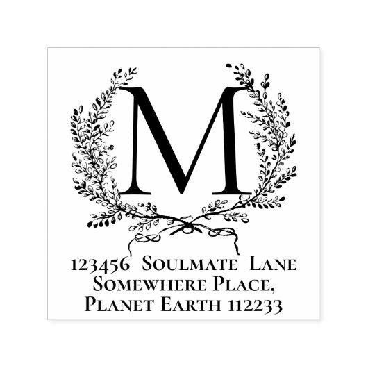 Zakelijk | Persoonlijk Creëer Uw eigen retouradres Zelfinktende Stempel (Design)