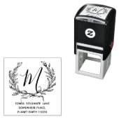 Zakelijk | Persoonlijk Creëer Uw eigen retouradres Zelfinktende Stempel (In situ)