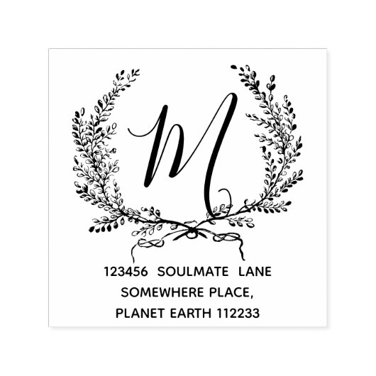 Zakelijk | Persoonlijk Creëer Uw eigen retouradres Zelfinktende Stempel (Design)