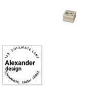 Zakelijk | Persoonlijk Maak Uw Eigen Rubberstempel (Gestempeld)