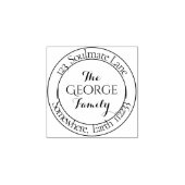 Zakelijk | Persoonlijke Creëer uw eigen Rubberstempel (Afrduk)