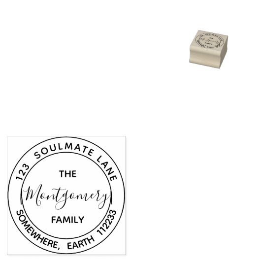 Zakelijk | Persoonlijke Creëer uw eigen Rubberstempel (Gestempeld)