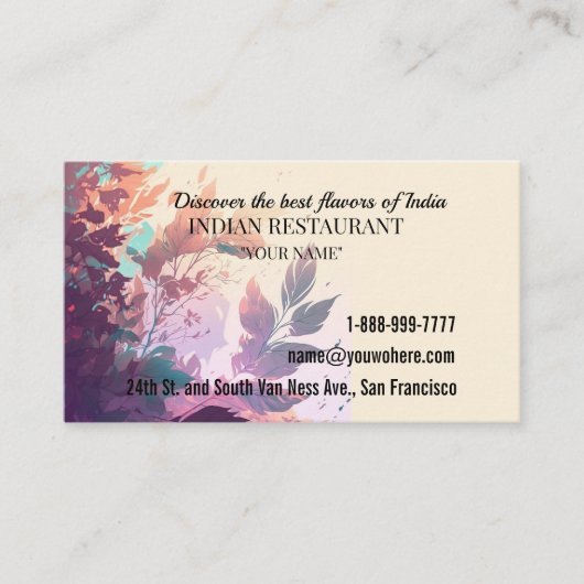 Zakelijk pro Visitekaartje (Voorkant)