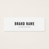 Zakelijk productetiket Hang Label Mini Visitekaartjes (Voorkant)