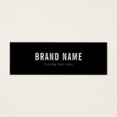 Zakelijk productetiket Hang Label Mini Visitekaartjes (Voorkant)