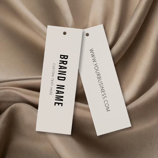 Zakelijk productetiket Hang Label Mini Visitekaartjes