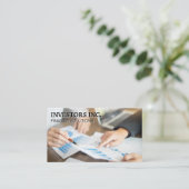 Zakelijk professional | Financiering Visitekaartje (Staand voorkant)