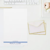 Zakelijk, professioneel blauw briefpapier