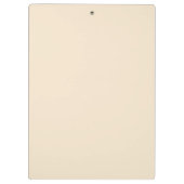 Zakelijk Professioneel Eenvoudig Chic Goud & Ivoor Klembord (Achterkant)