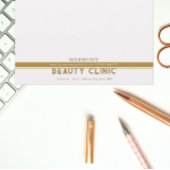 Zakelijk, professioneel goudbruin briefpapier