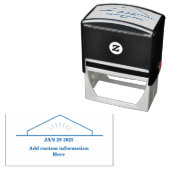 Zakelijk Professioneel Maatwerk Datumstempel Zelfinktende Stempel (In situ)