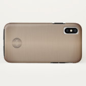 Zakelijk professioneel monogram stijlvolle mannen Case-Mate iPhone case (Achterkant (horizontaal))