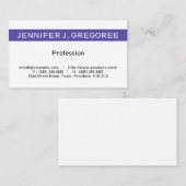 Zakelijk, professioneel Visitekaartje (Voorkant / Achterkant)