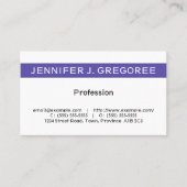 Zakelijk, professioneel Visitekaartje (Voorkant)