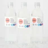 Zakelijk promotieproduct waterfles etiket (Flessen)