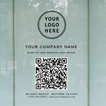 Zakelijk QR-code logo