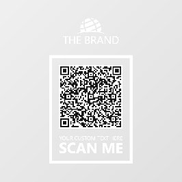 Zakelijk QR-code Scan mij Raamsticker
