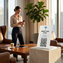 Zakelijk QR WiFi Toegang Scan Verbind Gastnetwerk