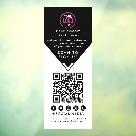 Zakelijk Raamsticker (Vel 3)