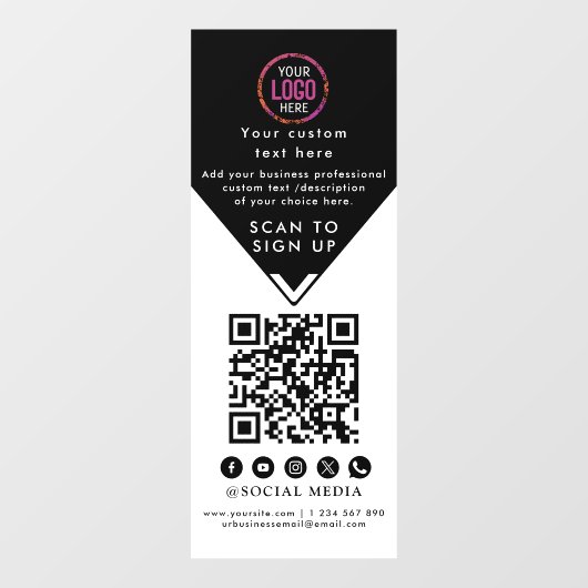 Zakelijk Raamsticker (Vel)