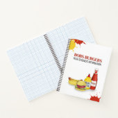 Zakelijk Restaurant Bedrijf Hamburger Hotdog Notitieboek (Binnen)