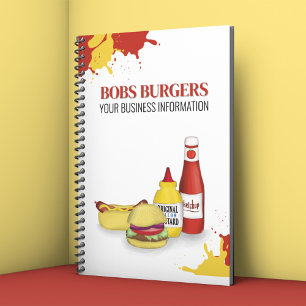 Zakelijk Restaurant Bedrijf Hamburger Hotdog Notitieboek
