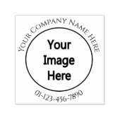 Zakelijk retour Thuisadres Zelfkoppeling Zelfinktende Stempel (Design)