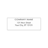 Zakelijk retouradres Eenvoudig Modern Zelfinktende Stempel (Design)