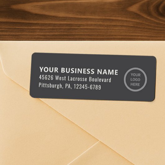 Zakelijk retouradres Logo Zwarte Labels
