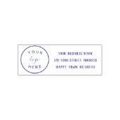 Zakelijk retouradres met logo zelfinktende stempel (Design)