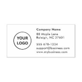 Zakelijk retouradres | Modern professioneel logo Zelfinktende Stempel (Design)