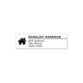 Zakelijk retouradres | Modern professioneel logo Zelfinktende Stempel (Design)