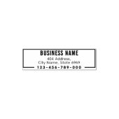 Zakelijk retouradres | Modern professioneel logo Zelfinktende Stempel (Design)