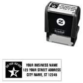 Zakelijk retouradres | Professioneel aangepast log Zelfinktende Stempel (In situ)