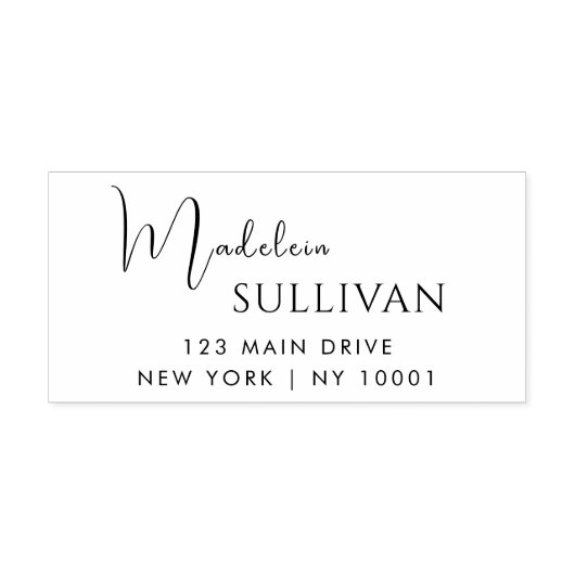 Zakelijk retouradres Professioneel Modern Zelfinktende Stempel (Design)