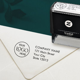 Zakelijk retouradres Professionele Logo Modern Zelfinktende Stempel
