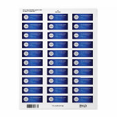 Zakelijk retouradreslabel etiket (Full Sheet)