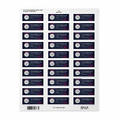 Zakelijk retouradreslabel etiket (Full Sheet)