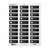 Zakelijk retouradreslabel etiket (Full Sheet)